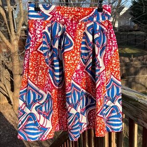 Grass-fields Vibrant Multicolor Women's Skirt